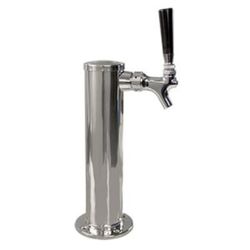 Micro Matic D4740 Countertop Column Draft Beer Tower w/ 1 Faucet - Air Cooled, Stainless Steel