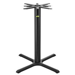 Flat Tech CT2036 40 3/4" Bar Height Table Base for 40" Square & 47" Round Table Tops, Cast Iron, Black