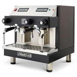 Astra M2C014-1 Automatic Commercial Espresso Machine w/ (2) Groups, (2) Steam Valves, & (1) Hot Water Valve - 110v, 2 Brewing Heads, 1 Hot Water Valve