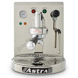 Astra PRO Semi Automatic Commercial Espresso Machine w/ (1) Group, (1) Steam Valve, & (1) Hot Water Valve - 110v, Semi-Automatic, Stainless Steel