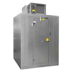 Master-Bilt QODF7766-C LH 6' x 6' Outdoor Walk-In Freezer w/ Top-Mounted Compressor - Floor