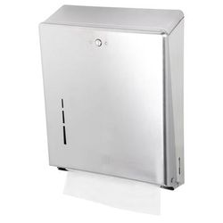 San Jamar T1900SS Wall Mount Paper Towel Dispenser for C Fold or Multifold, Stainless, Silver