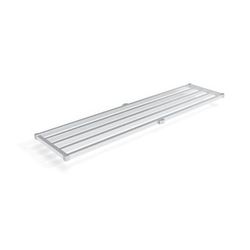 New Age 2496HD Aluminum Tubular Shelf - 96"W x 24"D, Silver