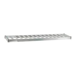 New Age 94274 Keg Shelf w/ 4 Keg Capacity, 80" x 18" x 3", Holds 4 Kegs, Reinforced Aluminum, Silver