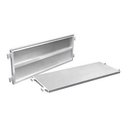 New Age 96055RS Aluminum Tubular Shelf - 60"W x 18"D, Silver