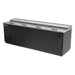 Beverage-Air DW94HC-B 95" Forced Air Bottle Cooler - Holds (936) 12 oz Bottles, Bottle Opener, 115v, Black