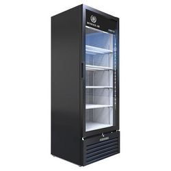 Beverage-Air MT23-1B 29 1/2" Marketeer 1 Section Glass Door Merchandiser - 1 Right Hinge Door, Black, 115v, Automatic Defrost, LED Lighting