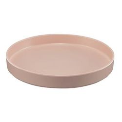 Cal-Mil 22017-12-108 12" Round Melamine Hudson Plate, Blush, Pink