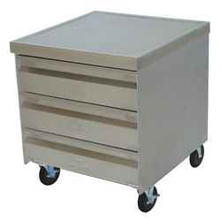 Advance Tabco MDC-4-2015 Mobile Cabinet - (4) 20x15" Drawers, Stainless Steel Top