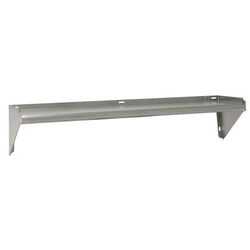 Advance Tabco WS-KD-48 Solid Wall Mounted Shelf, 48"W x 11 1/8"D, Stainless Steel, Stainless Steel, Rolled Rim