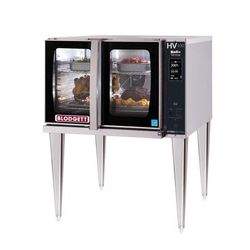 Blodgett HVH-100ESGL 208/3 HydroVection Single Full Size Electric Commercial Convection Oven - 15kW, 208v/3ph, Stainless Steel