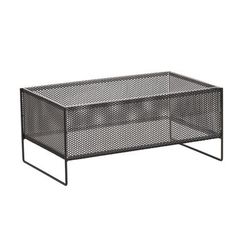 Cal-Mil 22907-12-115 Rectangular Ice Housing - 20 3/4" x 13" x 9 1/2"H, Wire, Black