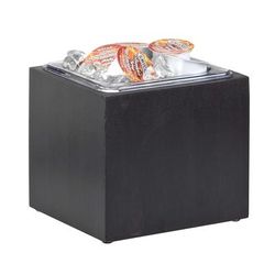 Cal-Mil 475-6-96 Rectangular Ice Housing - 7"L x 6"W x 6 1/2"H, Bamboo, Brown