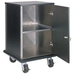 Advance Tabco AMD-2B 24 1/2"W Cash Register Stand w/ Laminate Top, 40 3/4"H, Black