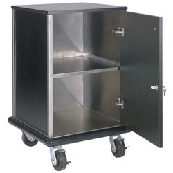 Advance Tabco AMD-2B 24 1/2"W Cash Register Stand w/ Laminate Top, 40 3/4"H, Black