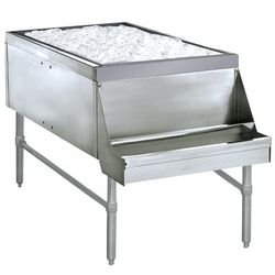 Advance Tabco PRPT-2442 42" x 24" Prestige Drop In Ice Bin w/ 175 lb Capacity - Stainless Steel