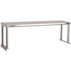 Advance Tabco STOS-5-18 Single Table Mounted Overshelf, 77 3/4" x 18", Stainless Steel