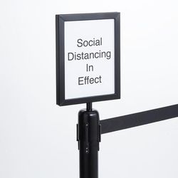 American Metalcraft RBSIGNBL Double Sided Sign for RBSBL - 8 1/2"W x 11"H, Steel, Black