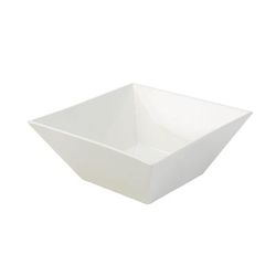 American Metalcraft WFB12 12" Square Bowl w/ 194 oz Capacity, White/Porcelain