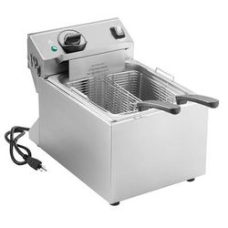 Vollrath CF2-1800 Countertop Commercial Electric Fryer - (1) 10 lb Vat, 120v/1ph, Stainless Steel