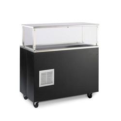 Vollrath R39733 46" Affordable Portable Cold Food Bar - 3 Pan Capacity, Floor Model, Granite, Gray, 120 V