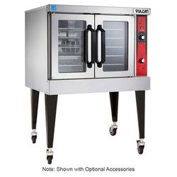 Vulcan VC6GD Bakery Depth Single Full Size Liquid Propane Gas Commercial Convection Oven - 50, 000 BTU, Solid State Controls, Stainless Steel, Gas Type: LP