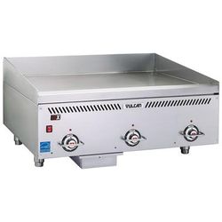 Vulcan VCCG36-IR NG 36" Gas Griddle w/ Thermostatic Controls - 1" Chrome Plate, Natural Gas, Commercial Countertop, 72K BTU - Durable Restaurant Griddle, Stainless Steel, Gas Type: NG