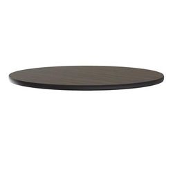 Correll CT42R-01-09 42" Round Cafe Breakroom Table Top, 1 1/4" High Pressure, Walnut, Brown, 1.25 in