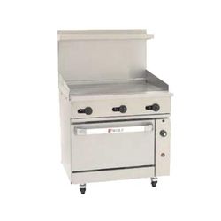 Wolf C36C-36G NG 36" Commercial Gas Range w/ Full Griddle & Convection Oven, Natural Gas, Stainless Steel, Gas Type: NG