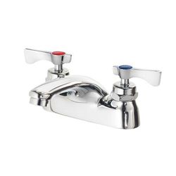 Krowne 14-570L 4" Deck Mount Lavatory Faucet w/Levers, Cast Spout