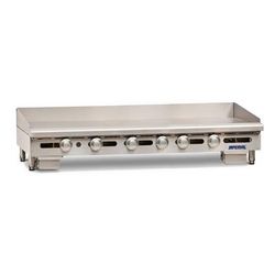 Imperial ITG-72 NG 72" Gas Commercial Griddle w/ Thermostatic Controls - 1" Steel Plate, Natural Gas, Stainless Steel, Gas Type: NG