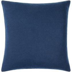 Meabh 20" Square Modern Wool Navy Throw Pillow - Boutique Rugs