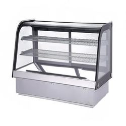 Kool-It KCD-60 60" Countertop/Drop In Refrigerated Display Case - 3 Levels, Black