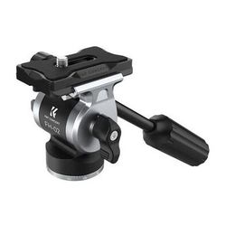 K&F Concept FH-02 Video Fluid Head (Black/Gray) KF31.072