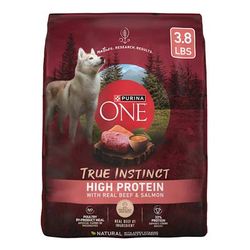 True Instinct High Protein Formula With Real Beef and Salmon Dry Dog Food, 3.8 lbs.