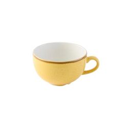 Churchill SMSSCB281 12 oz Stonecast Cappuccino Cup - Ceramic, Mustard Seed Yellow, 12-oz. Capacity, Yellow