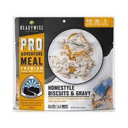 ReadyWise Outdoor Pro Meal Homestyle Biscuits & Gravy with Sausage Freeze Dried Food SKU - 569871