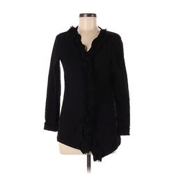 AB Studio Pullover Sweater: Black Tops - Women's Size Medium