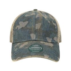 LEGACY OFA Old Favorite Trucker Cap in Blueuflage/Java size Adjustable | Cotton/Polyester Blend