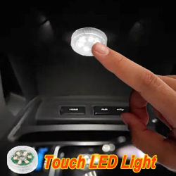 Car Interior Light Finger Touch Sensor Car Lighting Light 6 LED tetto leggi lampadina tronco lampada