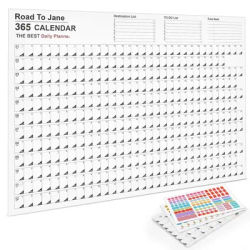 365 giorni programma 2024 calendario annuale Planner appeso a parete Memo Pad To Do List Agenda