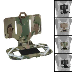 Tactical Molle scheda di navigazione piegata supporto per mappa del telefono accessori per gilet da