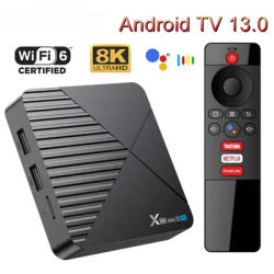 X88 MINI 13 ATV Smart TV Box RK3528 Android 13.0 2.4G /5G Dual Wifi6 HD 8K Video Decoding Media Player 4GB 64GB Set Top Box