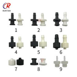 20pcs Ink tube connector for inkjet printer UV ink hose connector ink pipe Joints filter damper connector 6mm 4mm ruhr joint