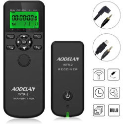 AODELAN Camera Timer Wireless Shutter Release Remote Control for Sony A7RV A9III A7IV A7 6300 A6000 RX100V HX90V HX99 ZV-1 FX30