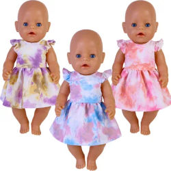 Doll Clothes 18 Inch Doll Princess Clothing 43cm Dolls Furniture For Fit 1/4 Bjd Doll Baby Born American Girl Festival Gifts
