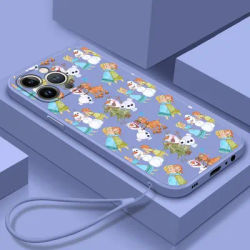 Coque de téléphone Frozen OlPG pour Apple iPhone ULliquide en silicone coque 15 14 13 12 11