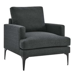 Evermore Upholstered Fabric Armchair - East End Imports EEI-6003-DOR