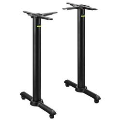 Flat Tech CT2089 34 3/4"H Counter Height Table Base for 33" x 77" Table Tops, Cast Iron, Black