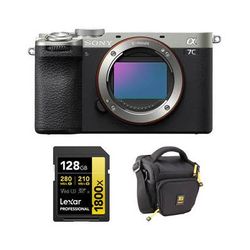 Sony a7C II Mirrorless Camera and Accessories Kit (Silver) ILCE-7CM2/S